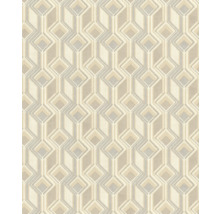 Papier peint avec motif géométrique en losange