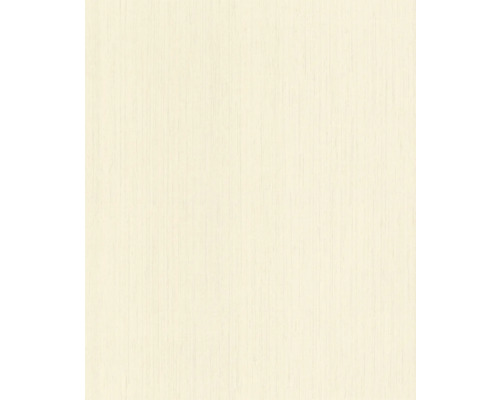 Papier peint intissé 746020 Indian Style uni crème Motif décoratif en bois