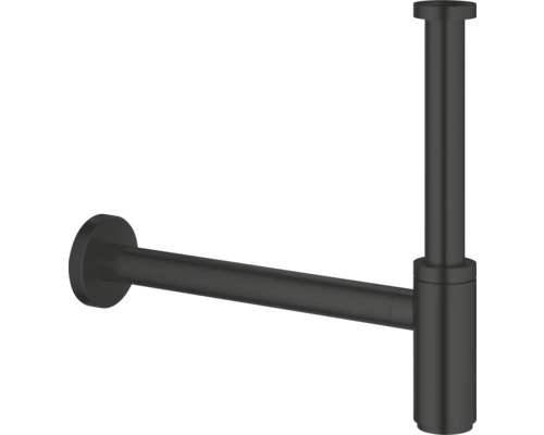 Grohe Quickfix Tassensiphon für Waschtisch 1 1/4 x 32 mm schwarz matt 295032430 Siphon für Waschbecken