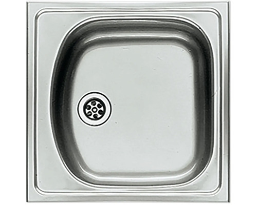 Évier en acier inoxydable avec drain