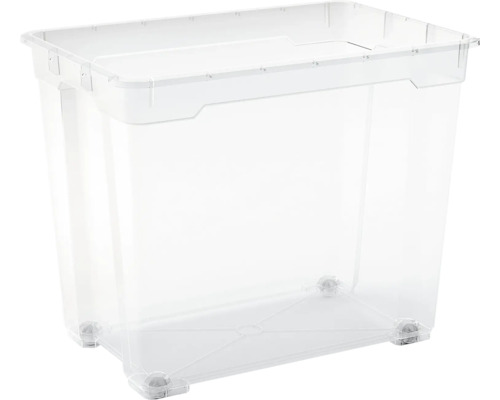 Boîte en plastique DIRK XXL 80 l avec roulettes 380x470x570 mm