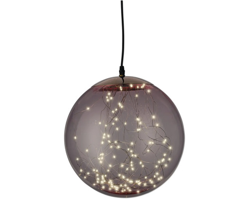 Boule micro LED extérieur 30 cm blush pink Boule micro LED extérieur 30 cm blush pink