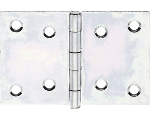 Paumelle de porte en métal avec trous de fixation