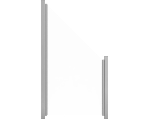 Abschlusselement GroJa Belfort ohne Pfosten 90 x 180/90 cm klar