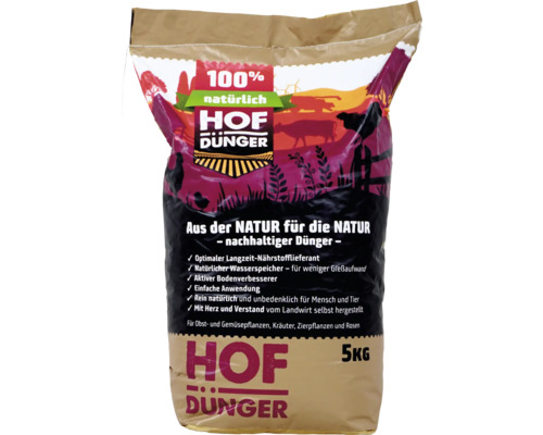 Sac d''engrais de ferme contenant 5 kilogrammes