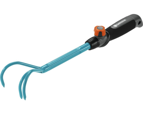 Désherbeur Gardena avec trois dents et poignée ergonomique