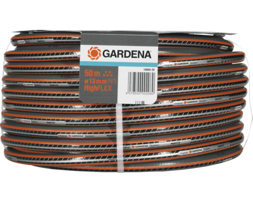Gartenschlauch GARDENA Comfort High FLEX 50m 1/2" Gardena Highflex Gartenschlauch 50 Meter mit 13 Millimeter Durchmesser