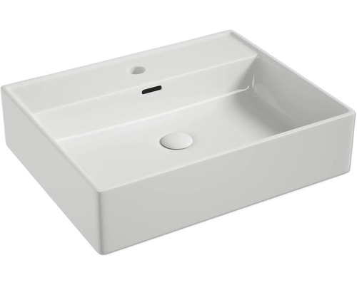 Lavabo standard Lavabo à poser form&style MAKIRA 55 x 44 cm blanc brillant