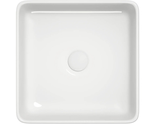 Vierkantiges Aufsatzwaschbecken aus Keramik