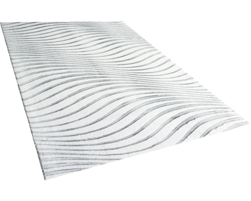 Tapis à rayures ondulées