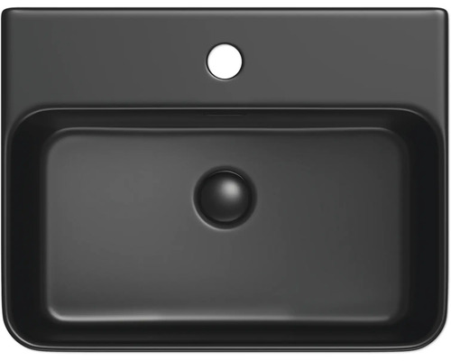 Vasque rectangulaire avec trou de robinet