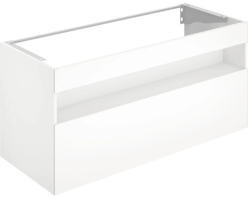 Meuble sous-vasque KEUCO Stageline couleur de façade blanc brillant brillant 120 x 62,5 x 49 cm 32882300120