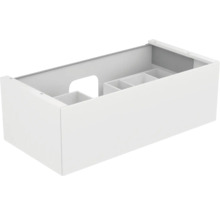 Meuble sous-lavabo blanc avec espace de rangement