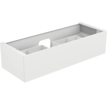 Meuble sous-lavabo blanc avec compartiments pour la salle de bains