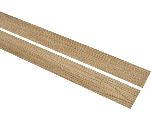 Deux plinthes avec décor bois