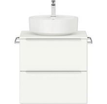 Meuble-lavabo avec vasque à poser et deux tiroirs