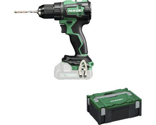 Perceuse-visseuse à percussion sans fil HiKOKI DV18DEW2Z sans batterie ni chargeur Perceuse-visseuse sans fil avec foret et coffret à outils
