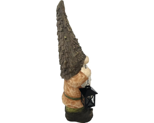 Gartenzwerg mit Laterne als Dekoration für den Aussenbereich