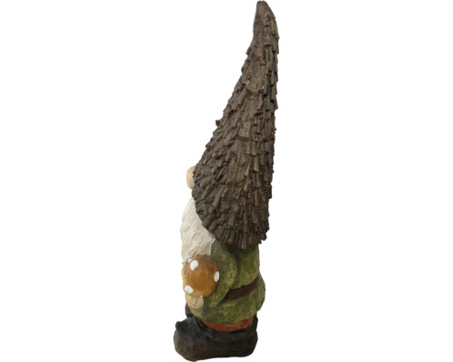Nain de jardin avec champignon en pierre artificielle