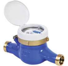 Compteur d'eau domestique ¾" Zenner MNK Q3 4 BL 190 mm pour l'eau froide-thumb-0