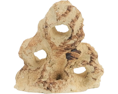 Dekorativer Aquarien-Felsen mit Löchern