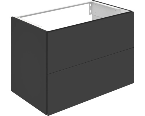 Meuble sous-vasque KEUCO X-Line couleur de façade vulkanit mat 80 x 60,5 x 49 cm 33163970000 Meuble sous-vasque KEUCO X-Line couleur de façade vulkanit mat 80 x 60,5 x 49 cm 33163970000