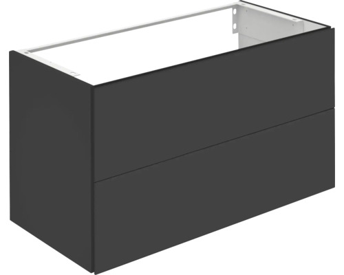 Meuble sous-vasque KEUCO X-Line couleur de façade vulkanit mat 100 x 60,5 x 49 cm 33173970000 Meuble sous-vasque KEUCO X-Line couleur de façade vulkanit mat 100 x 60,5 x 49 cm 33173970000