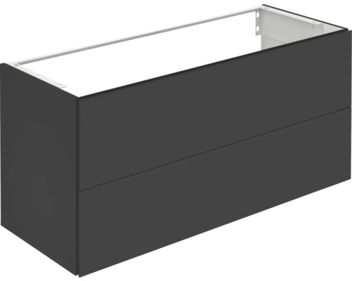 Meuble sous-vasque KEUCO X-Line couleur de façade vulkanit mat 120 x 60,5 x 49 cm 33183970000 Meuble sous-vasque KEUCO X-Line couleur de façade vulkanit mat 120 x 60,5 x 49 cm 33183970000