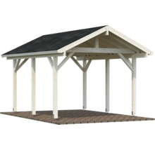 Freistehender Holzpavillon mit Dach