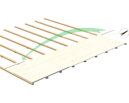 Illustration de la découpe d''une planche de bois à l''aide d''une scie