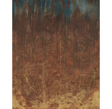 Peinture abstraite avec dégradés de couleurs et lignes verticales