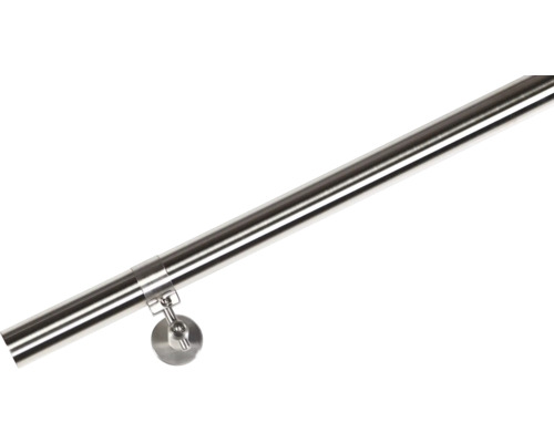 Ensemble de main courante Pertura acier inoxydable V2A Ø 40 mm L : 1800 mm Ensemble de main courante Pertura acier inoxydable V2A Ø 40 mm L : 1800 mm