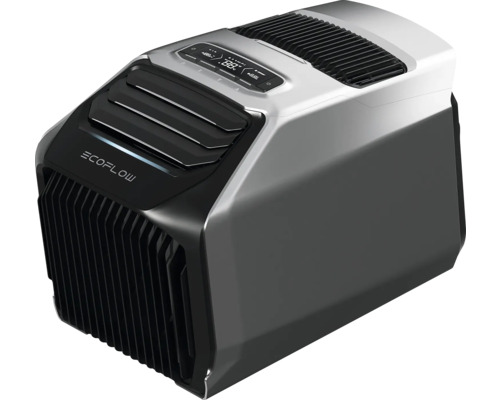 Climatisation portable EcoFlow WAVE 2 adaptée au camping + camping-cars avec fonction de chauffage 1500 W jusqu'à 26 m³ Climatisation portable EcoFlow WAVE 2 adaptée au camping + camping-cars avec fonction de chauffage 1500 W jusqu'à 26 m³