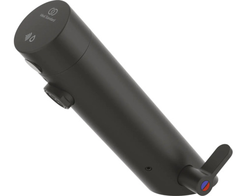 Berührungslose Waschtischarmatur mit Hebel und Temperaturbegrenzung