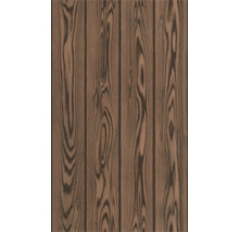 Papier peint intissé 499537 Factory V bois marron foncé