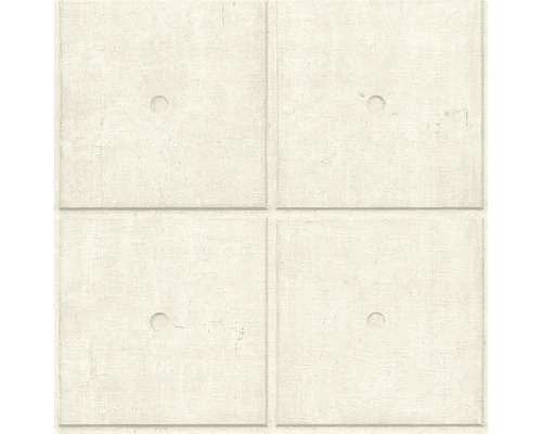 Papier peint intissé 499414 Factory V aspect pierre Gros plan d''un papier peint à motif de plaques de béton
