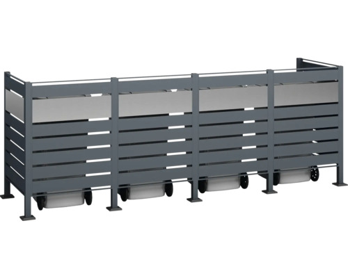 Mülltonnenbox für drei Mülltonnen