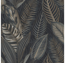 Papier peint avec motif de feuilles