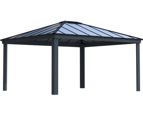 Pavillon mit Dach und Stützpfosten