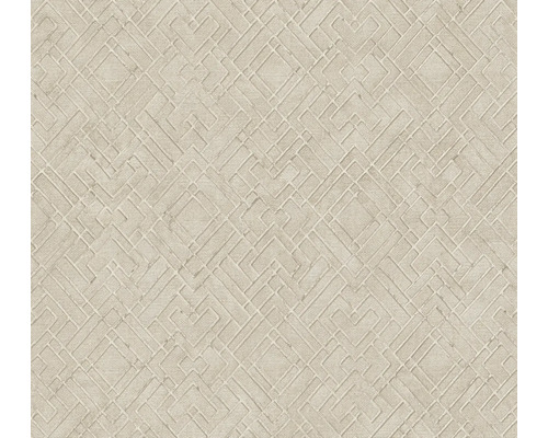 Papier peint intissé 38828-2 Metropolitan Stories 3 géométrique creme Papier peint avec motif géométrique