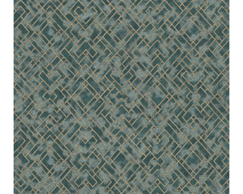 Papier peint intissé 38828-5 Metropolitan Stories 3 géométrique Gros plan d''un motif de tissu avec des formes géométriques