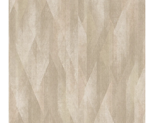 Vliestapete 39104-3 Metropolitan Stories 3 geometrisch beige Tapete mit grafischem Dreiecksmuster