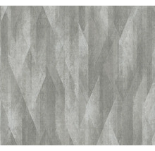 Graue Vliestapete mit geometrischem Muster