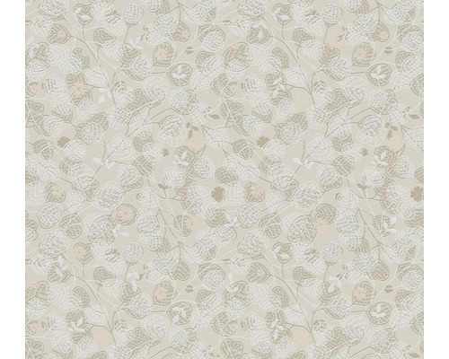 Papier peint intissé 39111-2 Metropolitan Stories 3 floral beige Papier peint avec motif de feuilles