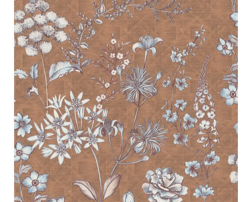 Papier peint intissé 39117-3 Metropolitan Stories 3 floral Papier peint à motif floral sur fond texturé