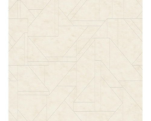 Papier peint intissé 39118-2 Metropolitan Stories 3 géométrique crème Motif géométrique pour revêtements muraux et de sol.