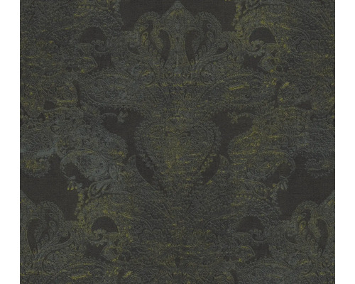 Papier peint intissé 39119-5 Metropolitan Stories 3 ornement noir or Papier peint à motif cachemire