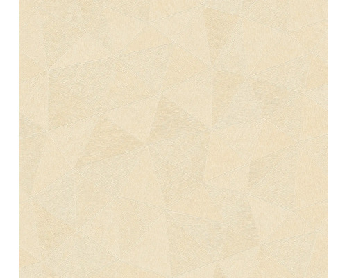 Vliestapete 39129-3 Metropolitan Stories 3 geometrisch beige Geometrische Vinyltapete mit dreieckigen Mustern