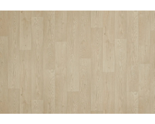 PVC Charlotte décor bois blanc largeur 200 cm (marchandise au mètre)