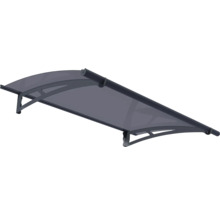 Auvent avec supports pour la protection contre les intempéries